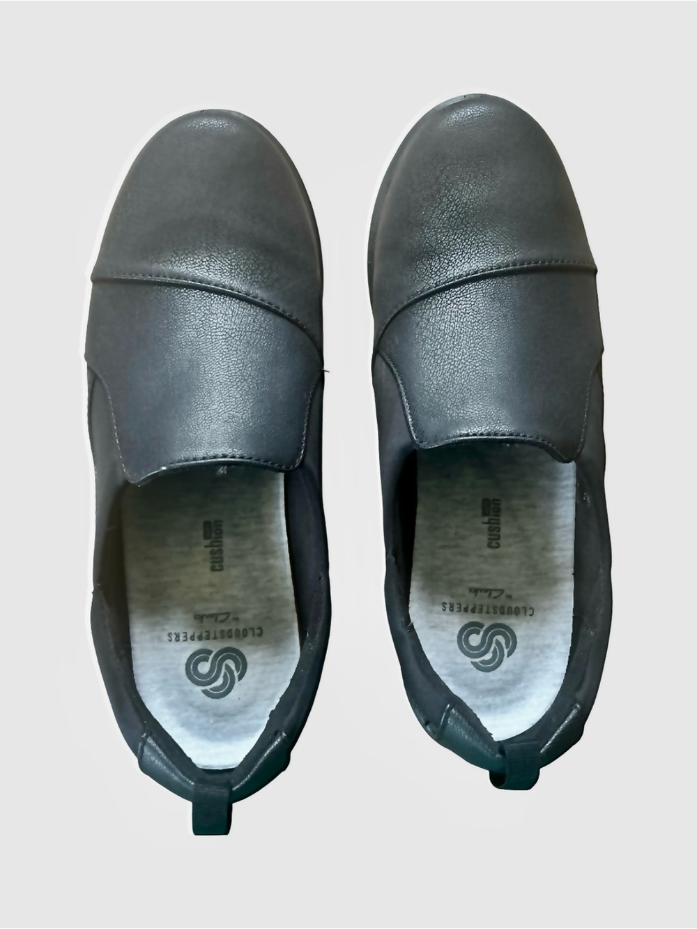 Cloudsteppers by Clarks Women's Black Slip-On Loafers